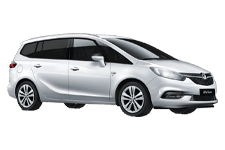 Car Hire Peckham - Vauxhall Zafira 5 + 2 - Minibus hire Peckham